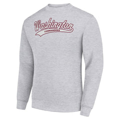 Washington Commanders Starter Tailsweep Team Graphic Tri-Blend Fleece Pullover Sweatshirt