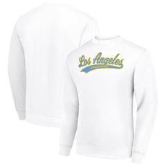Los Angeles Chargers Starter Tailsweep Team Graphic Tri-Blend Fleece Pullover Sweatshirt