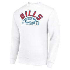 Buffalo Bills Starter Half Ball Team Graphic Tri-Blend Fleece Pullover Sweatshirt