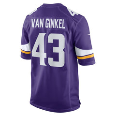 Minnesota Vikings Nike Andrew Van Ginkel Team Game Jersey