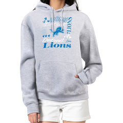 Detroit Lions G-III 4Her by Carl Banks Women's Collage Graphic Fleece Pullover Hoodie