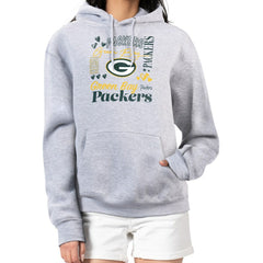 Green Bay Packers G-III 4Her by Carl Banks Women's Collage Graphic Fleece Pullover Hoodie