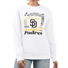 San Diego Padres G-III 4Her by Carl Banks Women's Collage Team Graphic Fleece Pullover Hoodie | MLB Discount