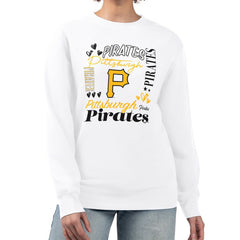 Pittsburgh Pirates G-III 4Her by Carl Banks Women's Collage Team Graphic Fleece Pullover Hoodie | MLB US