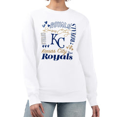 Kansas City Royals G-III 4Her by Carl Banks Women's Collage Team Graphic Fleece Pullover Hoodie | MLB US