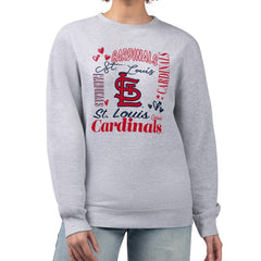 St. Louis Cardinals G-III 4Her by Carl Banks Women's Collage Team Graphic Fleece Pullover Hoodie | MLB On Sale