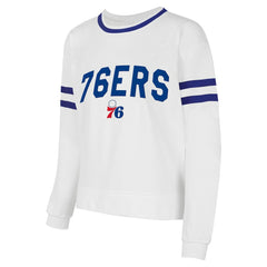Philadelphia 76ers Concepts Sport Women's Borough Pullover Sweatshirt Discount