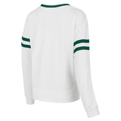 Milwaukee Bucks Concepts Sport Women's Borough Pullover Sweatshirt For Sale