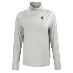 California Angels Cutter & Buck Women's Cooperstown Collection Coastline Epic Comfort Eco Recycled Funnel Neck Raglan Pullover Top | MLB Online