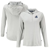 Chicago White Sox Cutter & Buck Women's Cooperstown Collection Coastline Epic Comfort Eco Recycled Hoodie Raglan Long Sleeve T-Shirt | MLB Outlet