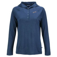 San Diego Padres Cutter & Buck Women's Cooperstown Collection Coastline Epic Comfort Eco Recycled Hoodie Raglan Long Sleeve T-Shirt | MLB Online