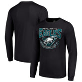 Philadelphia Eagles Starter '80s Inspired Team Logo Long Sleeve T-Shirt