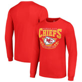 Kansas City Chiefs Starter '80s Inspired Team Logo Long Sleeve T-Shirt