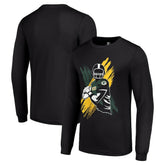 Green Bay Packers Starter Player X Logo Graphic Long Sleeve T-Shirt