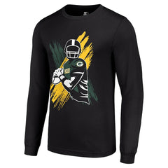 Green Bay Packers Starter Player X Logo Graphic Long Sleeve T-Shirt
