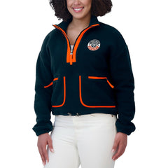 Chicago Bears WEAR by Erin Andrews Women's Polar Fleece Half-Zip Jacket