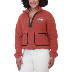 San Francisco 49ers WEAR by Erin Andrews Women's Polar Fleece Half-Zip Jacket