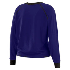 Baltimore Ravens WEAR by Erin Andrews Women's Tie-Front Long Sleeve Top