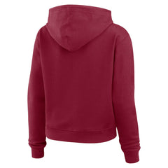 Washington Commanders WEAR by Erin Andrews Women's Waffle Hoodie Pullover Top