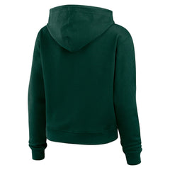 Green Bay Packers WEAR by Erin Andrews Women's Waffle Hoodie Pullover Top