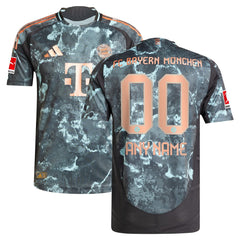Bayern Munich 2024/25 Away Custom Jersey Black - Adidas