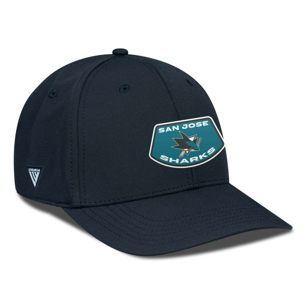 San Jose Sharks Levelwear Rise Skylight Flex Hat Discount