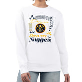 Denver Nuggets G-III 4Her by Carl Banks Women's Collage Team Graphic Fleece Pullover Sweatshirt sale Discount