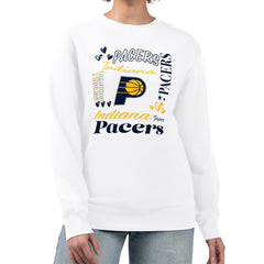 Indiana Pacers G-III 4Her by Carl Banks Women's Collage Team Graphic Fleece Pullover Sweatshirt Discount