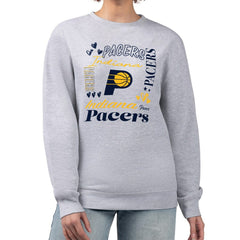 Indiana Pacers G-III 4Her by Carl Banks Women's Collage Team Graphic Fleece Pullover Sweatshirt Discount