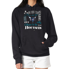 Charlotte Hornets G-III 4Her by Carl Banks Women's Team Collage Graphic Fleece Pullover Hoodie On Sale