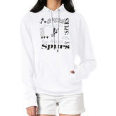 San Antonio Spurs G-III 4Her by Carl Banks Women's Team Collage Graphic Fleece Pullover Hoodie New
