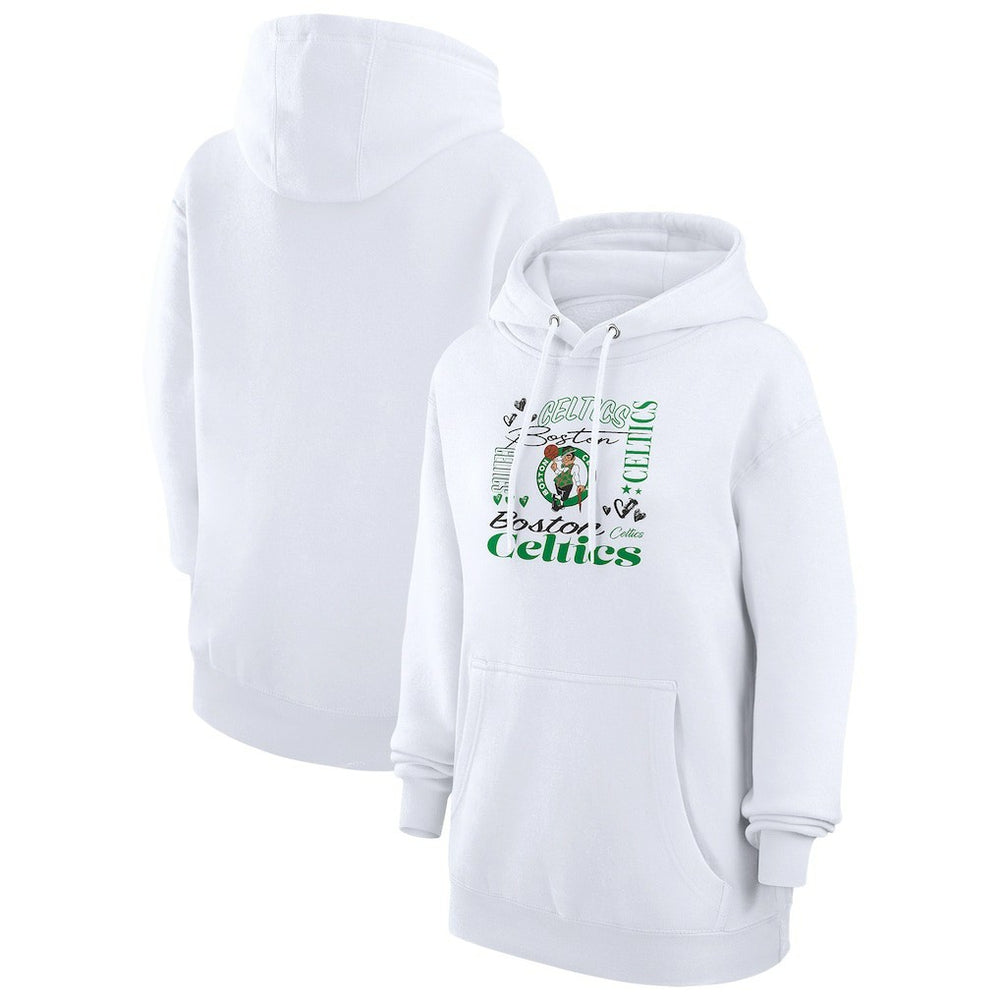 Boston Celtics G-III 4Her by Carl Banks Women's Team Collage Graphic Fleece Pullover Hoodie Online