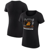 Phoenix Suns G-III 4Her by Carl Banks Women's Super-Slim Fit Lightweight Team Name Collage Graphic T-Shirt Outlet