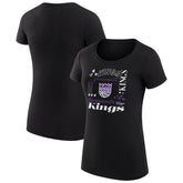 Sacramento Kings G-III 4Her by Carl Banks Women's Super-Slim Fit Lightweight Team Name Collage Graphic T-Shirt Online
