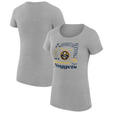 Denver Nuggets G-III 4Her by Carl Banks Women's Super-Slim Fit Lightweight Team Name Collage Graphic T-Shirt sale On Sale