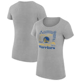 Golden State Warriors G-III 4Her by Carl Banks Women's Super-Slim Fit Lightweight Team Name Collage Graphic T-Shirt sale Discount