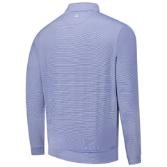 Philadelphia Phillies Peter Millar Perth Sugar Stripe Performance Quarter-Zip Top | MLB Outlet