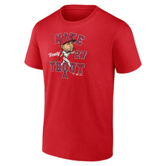 Mike Trout Los Angeles Angels Fanatics Hometown Caricature T-Shirt | MLB Sale
