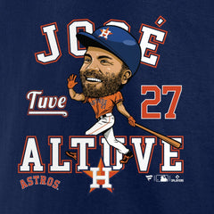 Jose Altuve Houston Astros Fanatics Hometown Caricature T-Shirt | MLB For sale