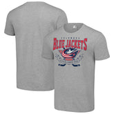 Columbus Blue Jackets Starter Team Logo Graphic T-Shirt On Sale