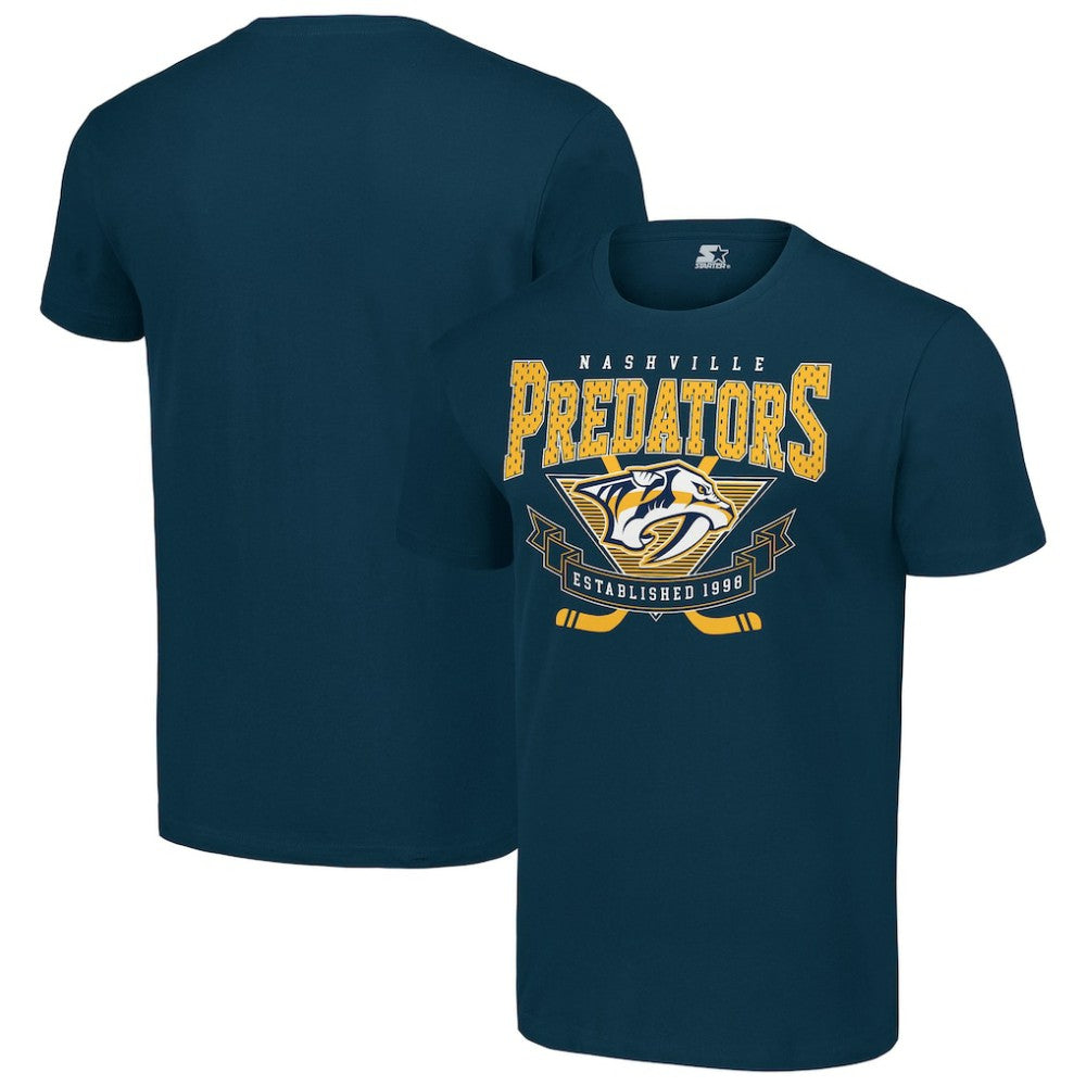 Nashville Predators Starter Team Logo Graphic T-Shirt On Sale