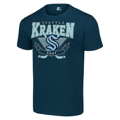Seattle Kraken Starter Team Logo Graphic T-Shirt On Sale