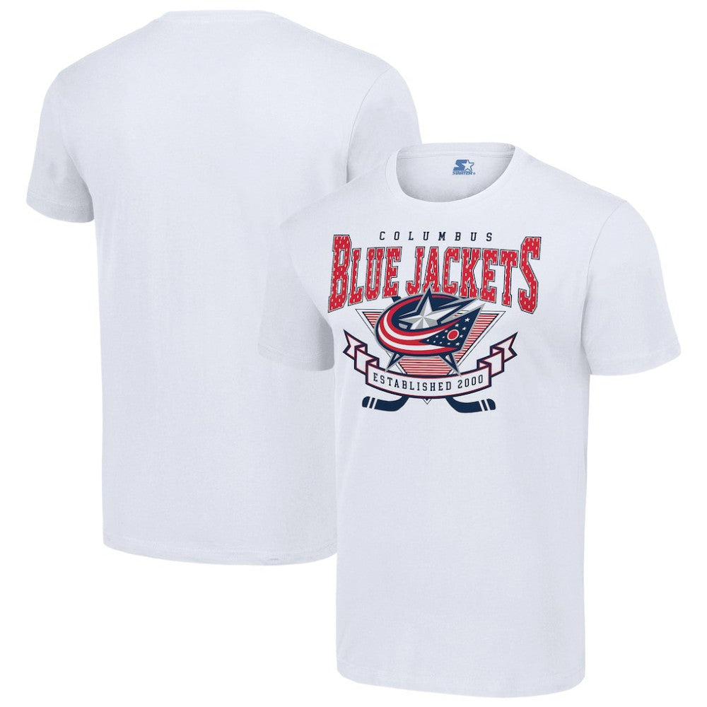 Columbus Blue Jackets Starter Team Logo Graphic T-Shirt Outlet
