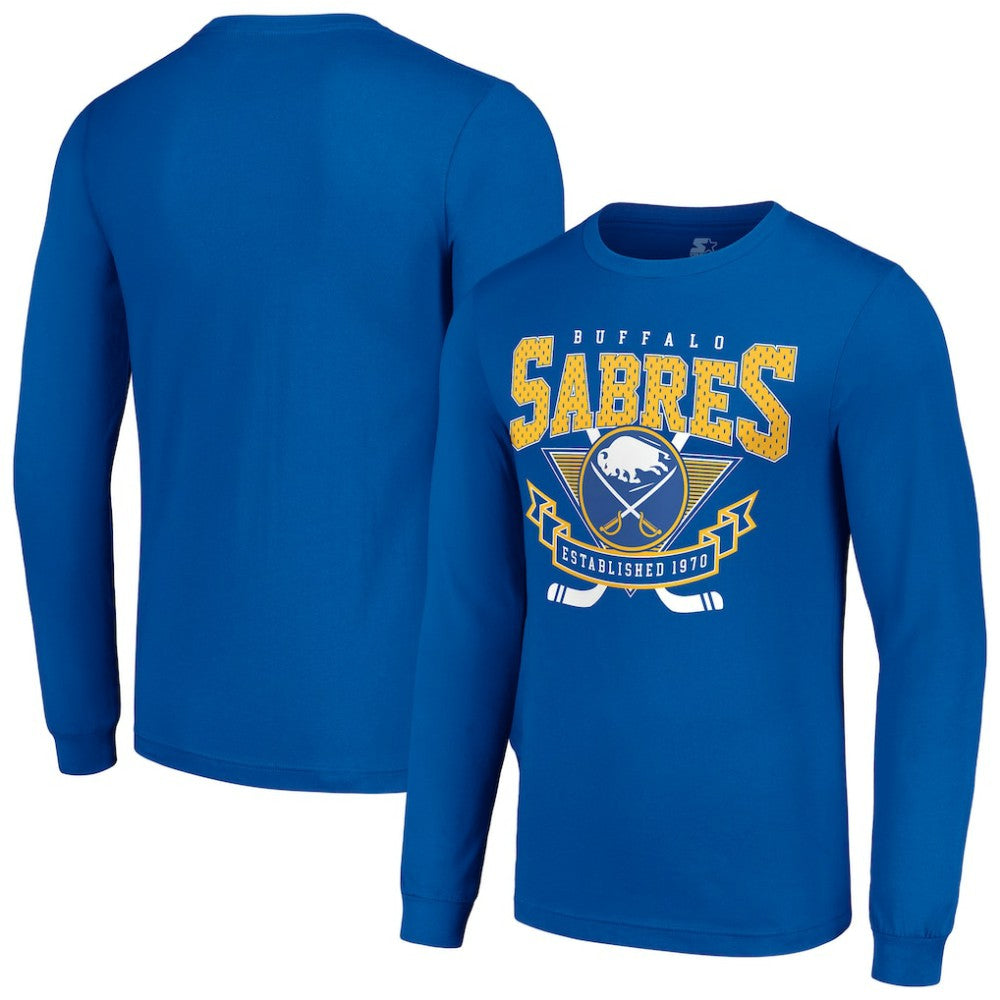 Buffalo Sabres Starter Team Logo Graphic Long Sleeve T-Shirt Discount
