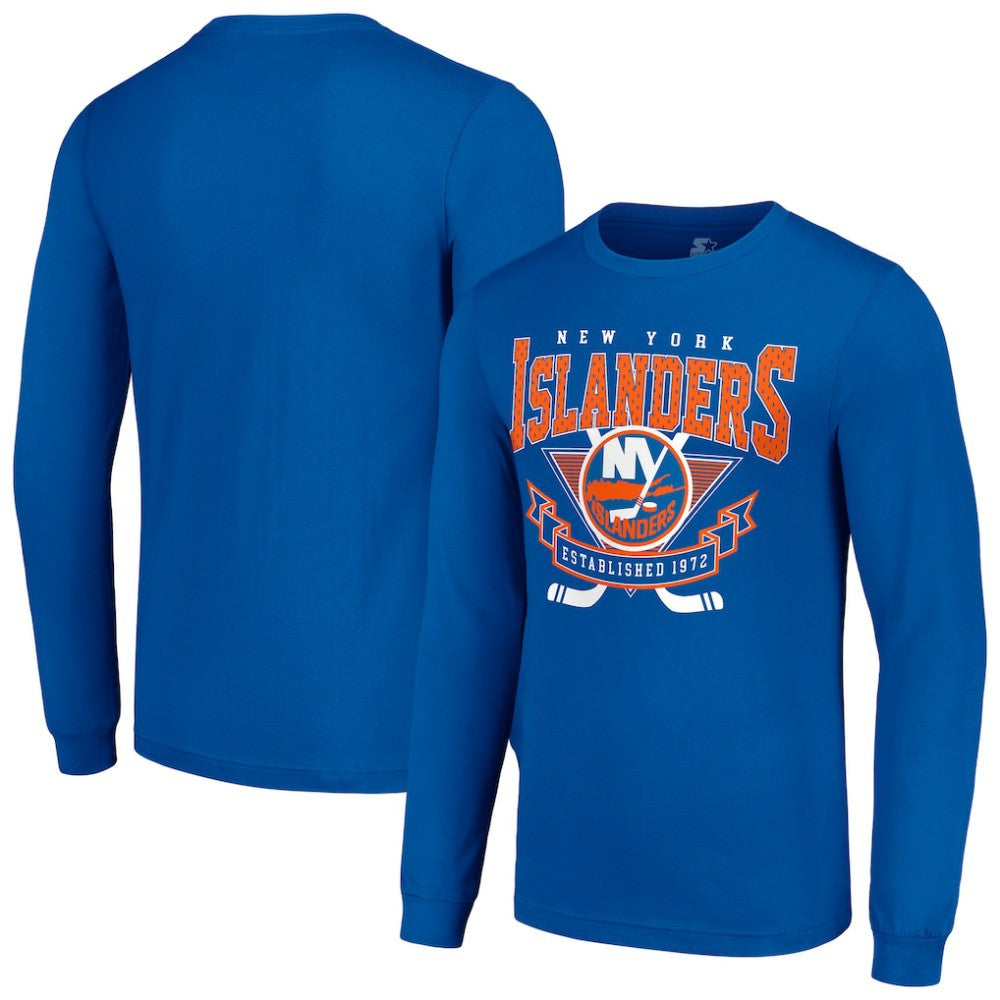 New York Islanders Starter Team Logo Graphic Long Sleeve T-Shirt Outlet