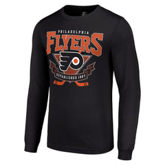 Philadelphia Flyers Starter Team Logo Graphic Long Sleeve T-Shirt On Sale
