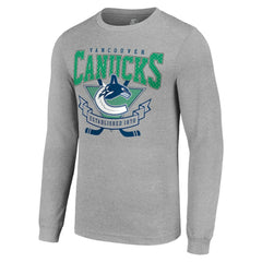 Vancouver Canucks Starter '80s Inspired Team Logo Long Sleeve T-Shirt Outlet
