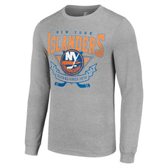 New York Islanders Starter '80s Inspired Team Logo Long Sleeve T-Shirt Discount