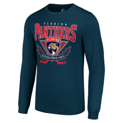 Florida Panthers Starter Team Logo Graphic Long Sleeve T-Shirt For Sale