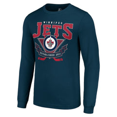 Winnipeg Jets Starter Team Logo Graphic Long Sleeve T-Shirt Sale